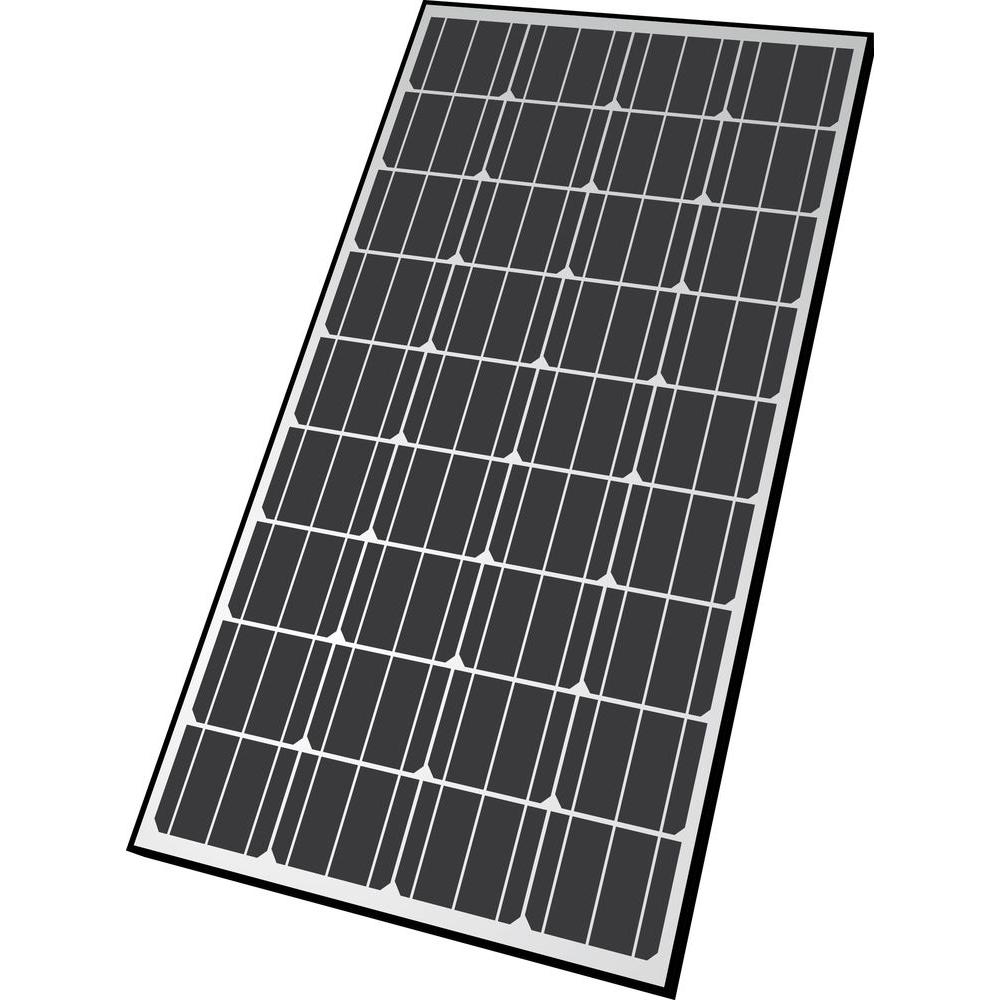 Nature Power 165-Watt Monocrystalline Solar Panel for 12-Volt Charging