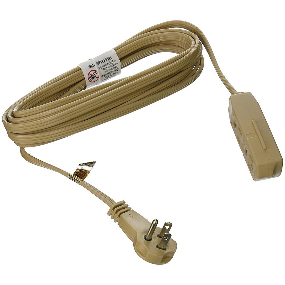 Beige Indoor/Outdoor Extension Cords Extension Cords & Surge