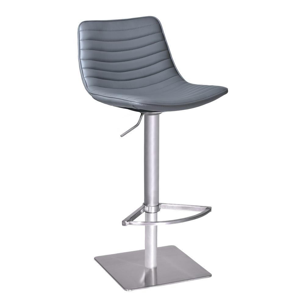 Armen Living Luna Grey Adjule Bar Stool Lclubagrb201 The Home Armen Living Luna Grey Adjule Bar Stool