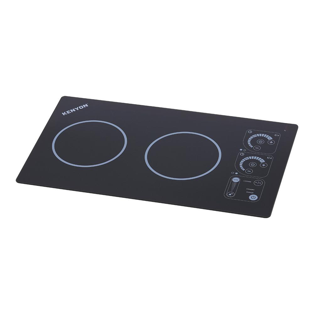 Kenyon 21 in. Smooth Top Induction BuiltIn Cooktop in Black with 2