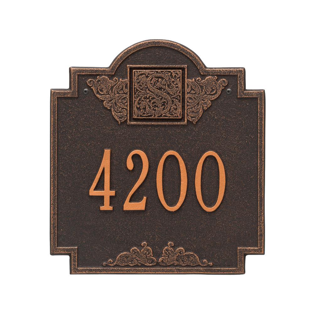 10 75 In X 11 Monogram Address Personalized Plaque 5005ob 10 75 In X 11 Monogram Address Personalized Plaque 5005ob The Home Depot