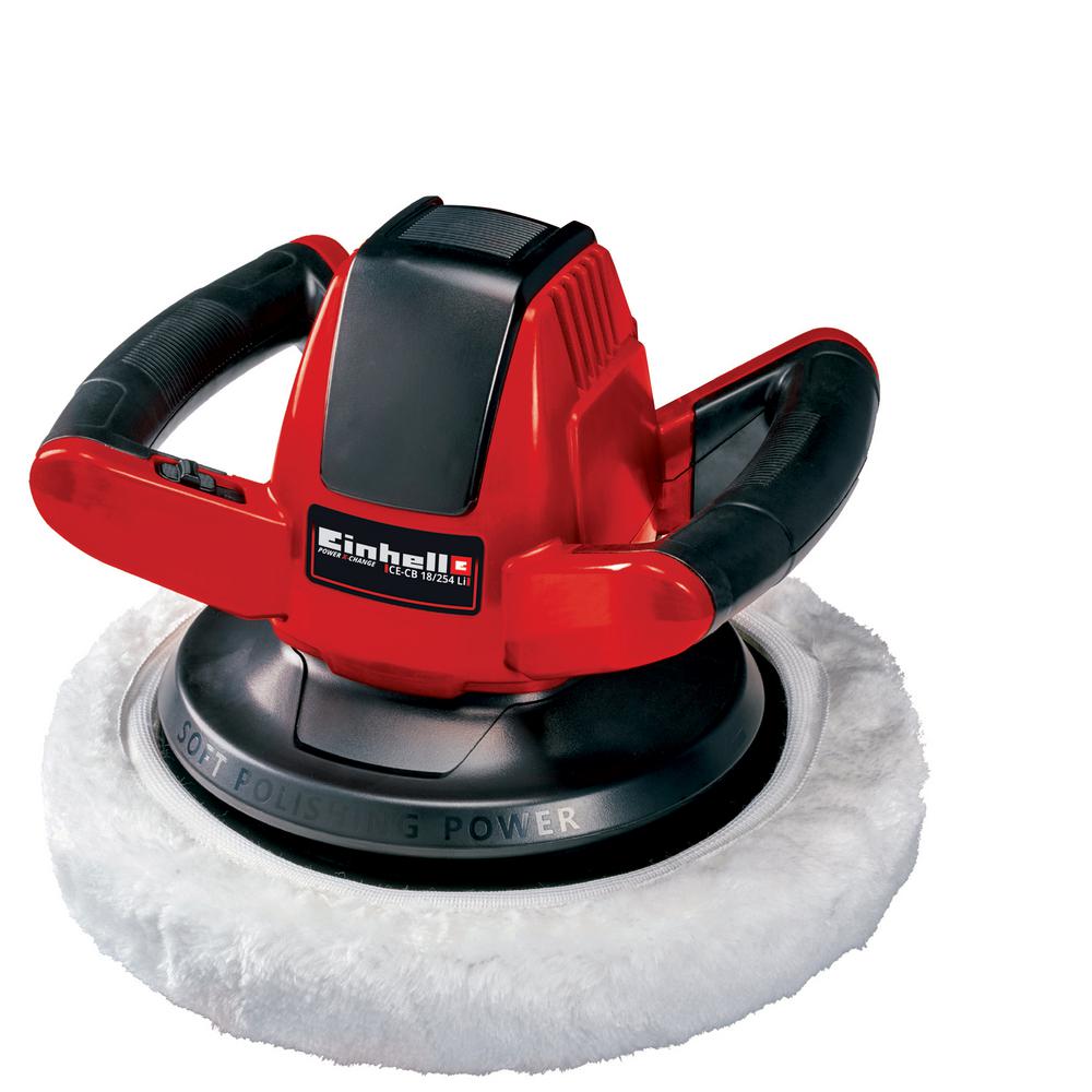 Einhell Pxc 18 Volt Cordless 10 In Large Random Orbit Car Rotary Buffer Polisher 2 500 Rpm Tool Only 2093303 The Home Depot