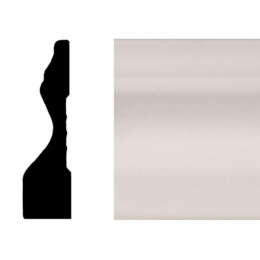 3/4 in. x 51/4 in. x 8 ft. MDF Fluted Door Casing Set4310 The Home