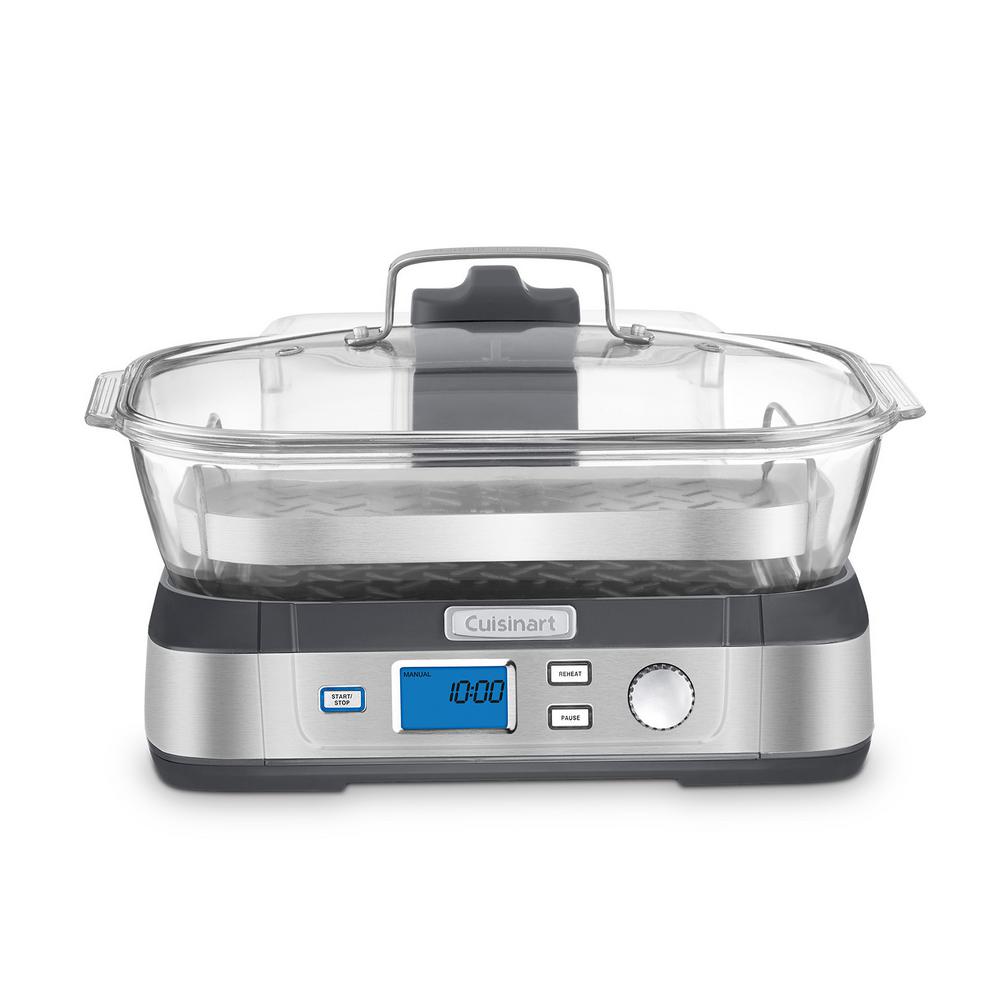 CookFresh 5.3 Qt. Stainless Steel Food Steamer and Rice Cooker