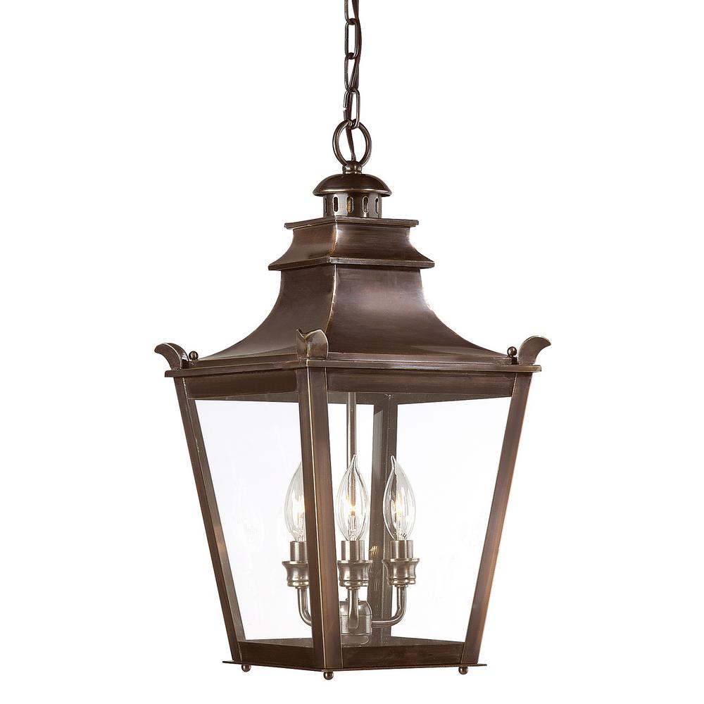 Troy Lighting Dorchester 3 Light English Bronze Outdoor Pendant Troy Lighting Dorchester 3 Light English Bronze Outdoor Pendant