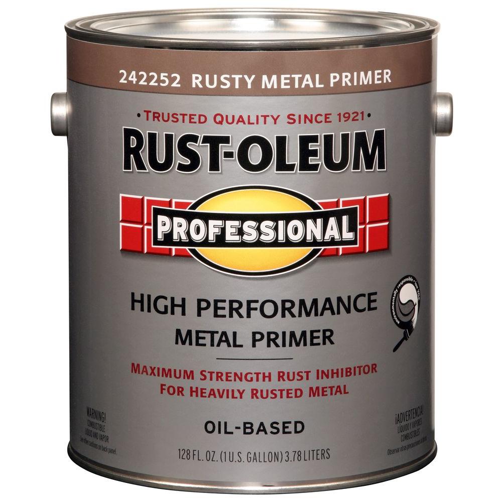 Rust-Oleum Professional 1 gal. Red Flat Rust Preventive Primer (Case of ...