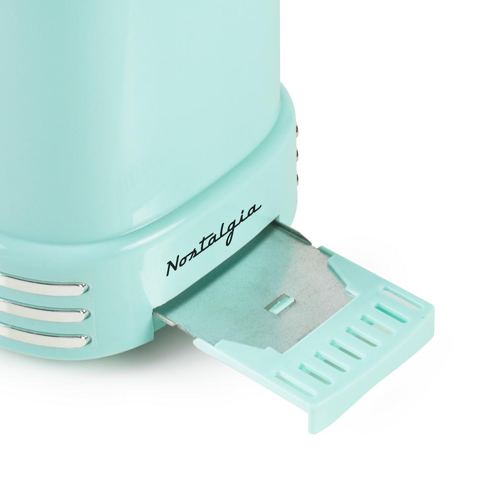 aqua blue toaster