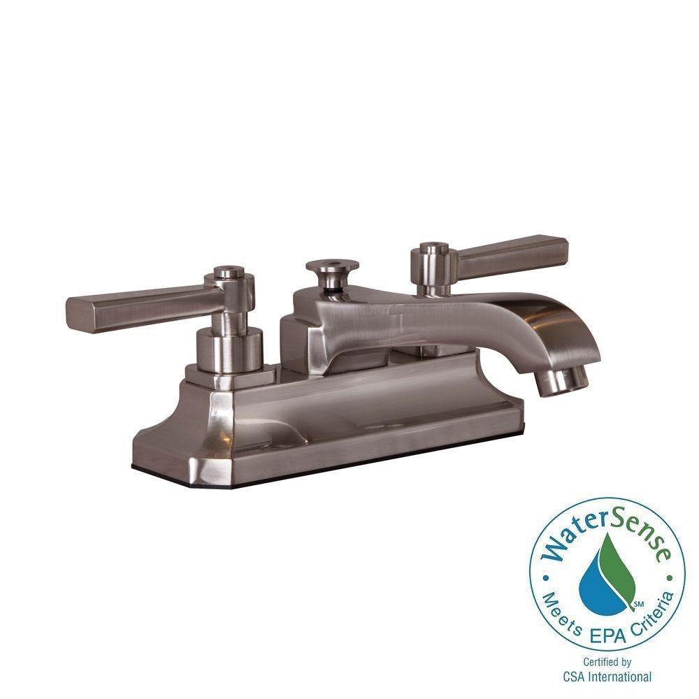 Martha Stewart Living Skylands 4 in. Centerset 2Handle LowArc