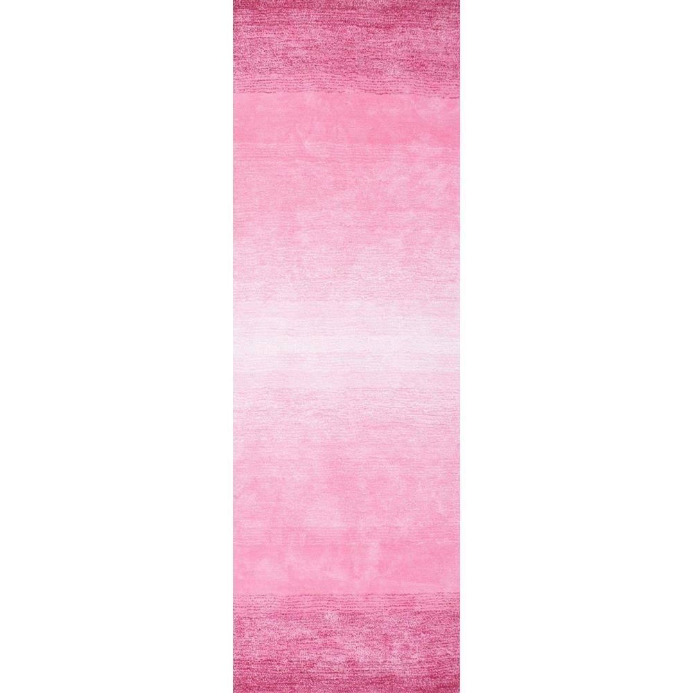 Nuloom Ombre Bernetta Pink 3 Ft X 8 Runner Rug Awve18c 2608 Nuloom Ombre Bernetta Pink 3 Ft X 8 Runner Rug