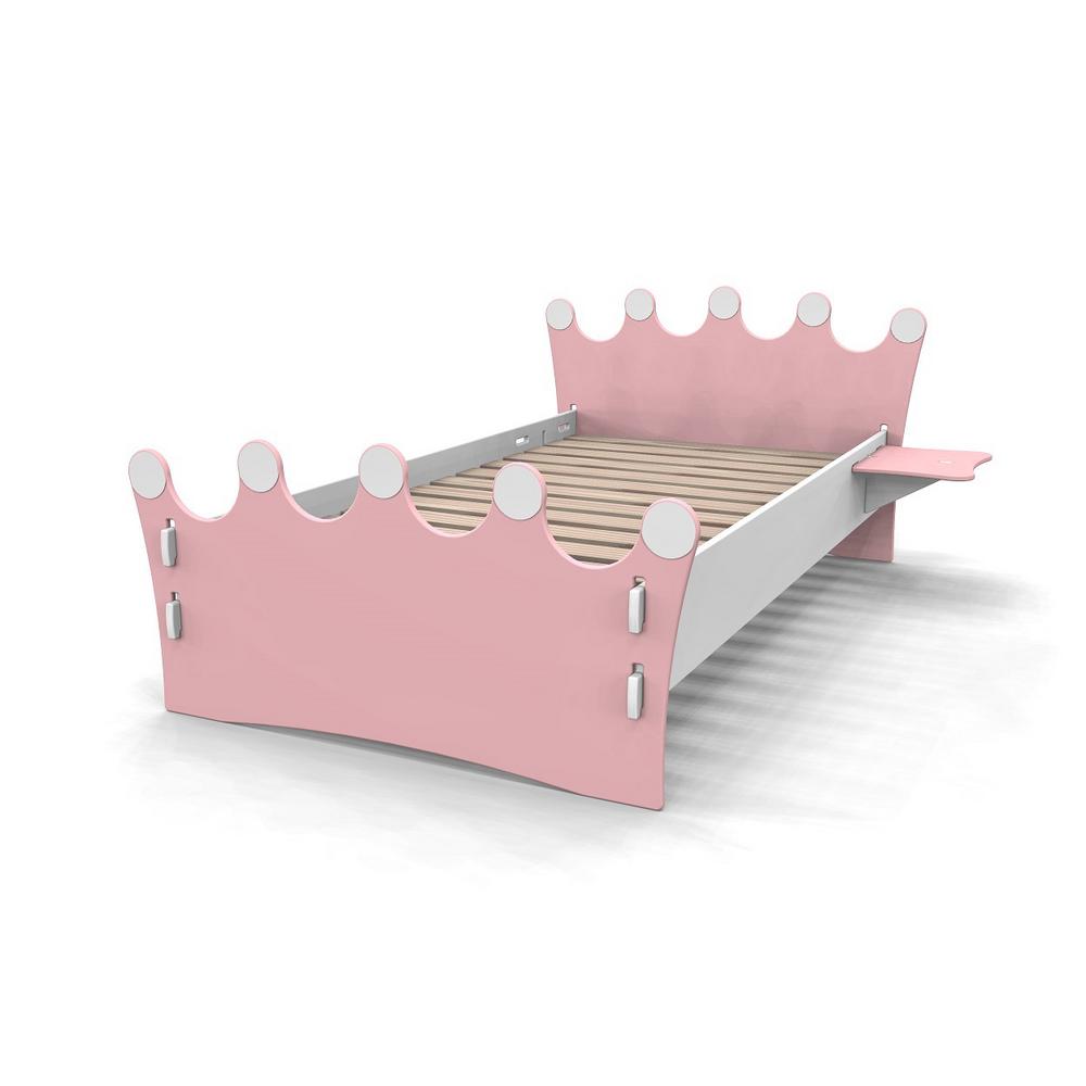 Legare Kid S Twin Bed With Princess Crown Design Headboard And Princess Crown Design Headboard