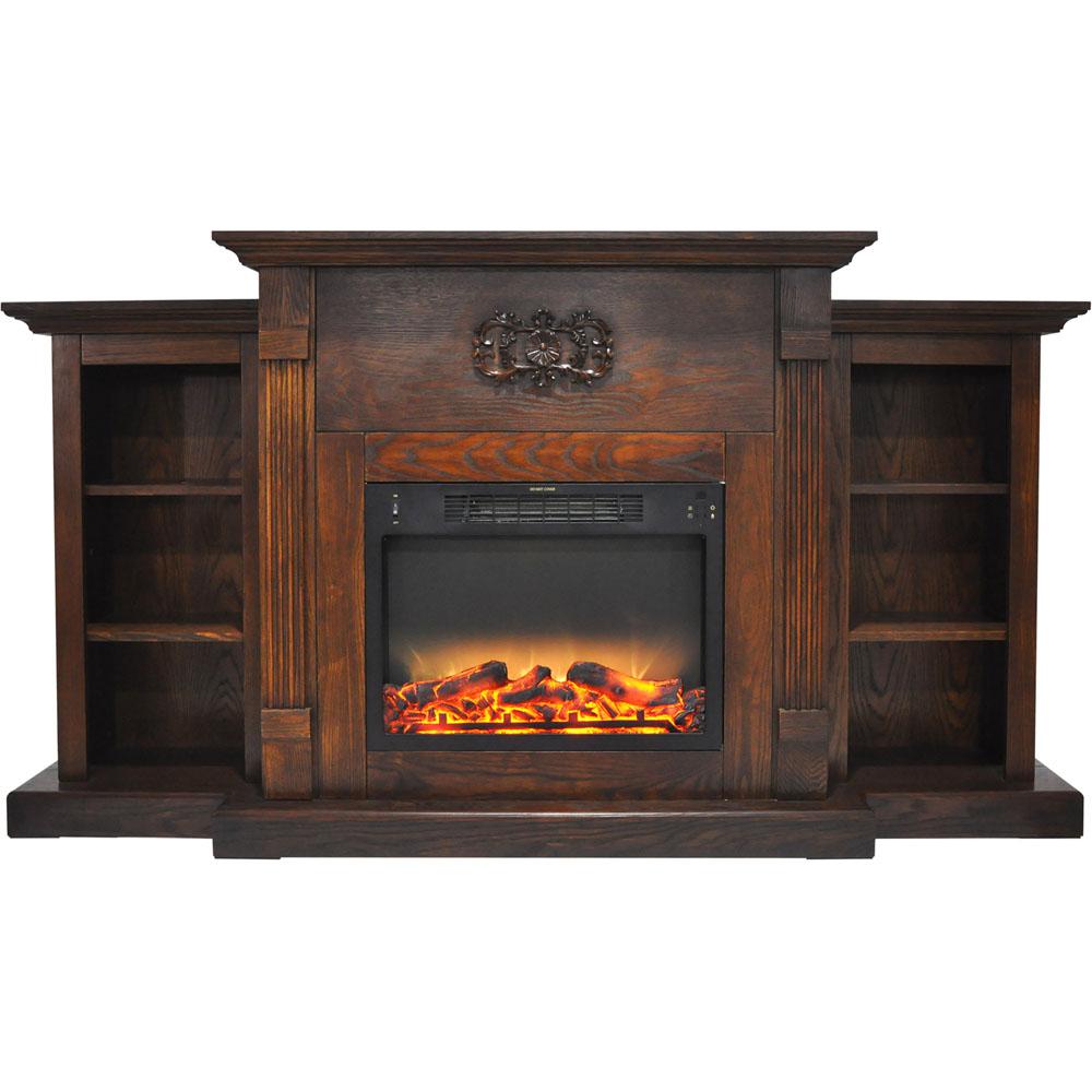 Cambridge Sanoma 72 In Electric Fireplace Walnut With Built Bookshelves And An Enhanced Log Display Cam7233 1wallg2 The Home Depot - Decor Flame Electric Fireplace With 67 Inch High Mantle 49 Cambridge Sanoma 72 In Electric Fireplace Walnut With Built Bookshelves And An Enhanced Log Display Cam7233 1wallg2 The Home Depot - Decor Flame Electric Fireplace With 67 Inch High Mantle 49
