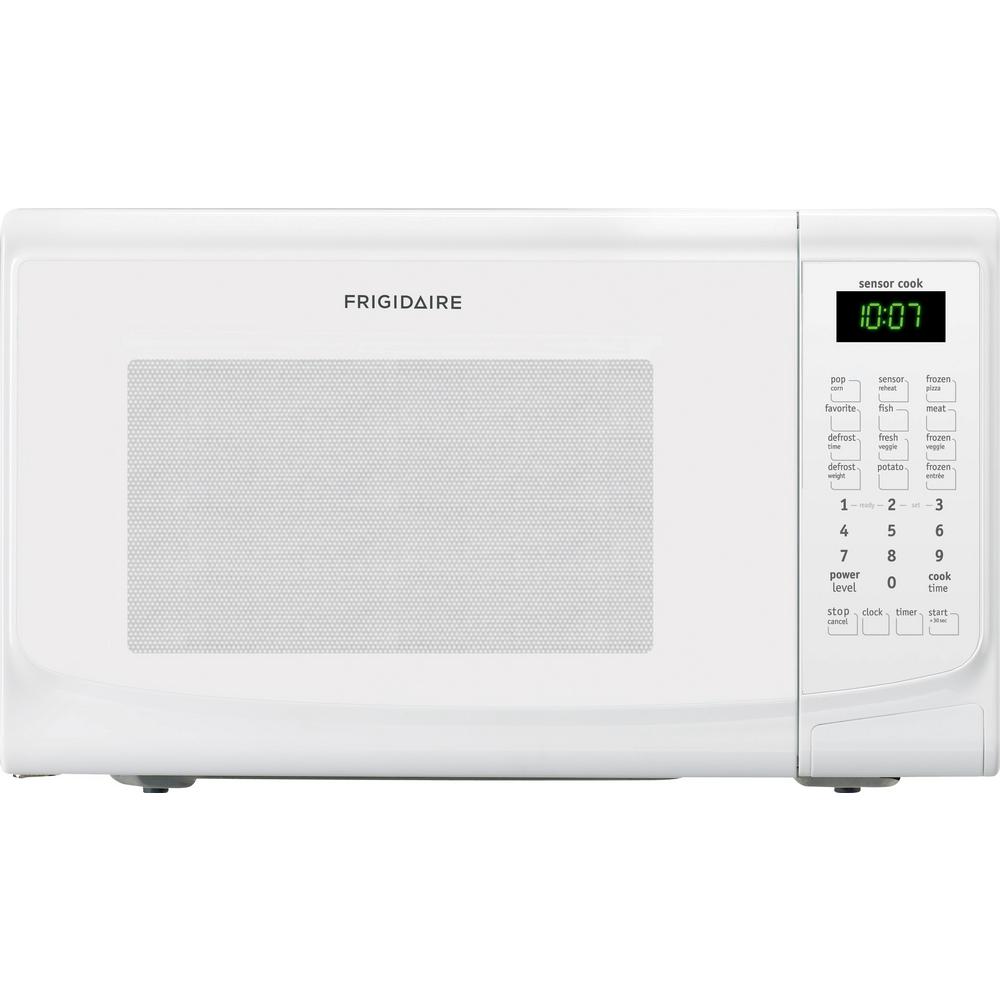 Frigidaire 1 4 Cu Ft Countertop Microwave In White Ffce1439lw Frigidaire 1 4 Cu Ft Countertop Microwave In White