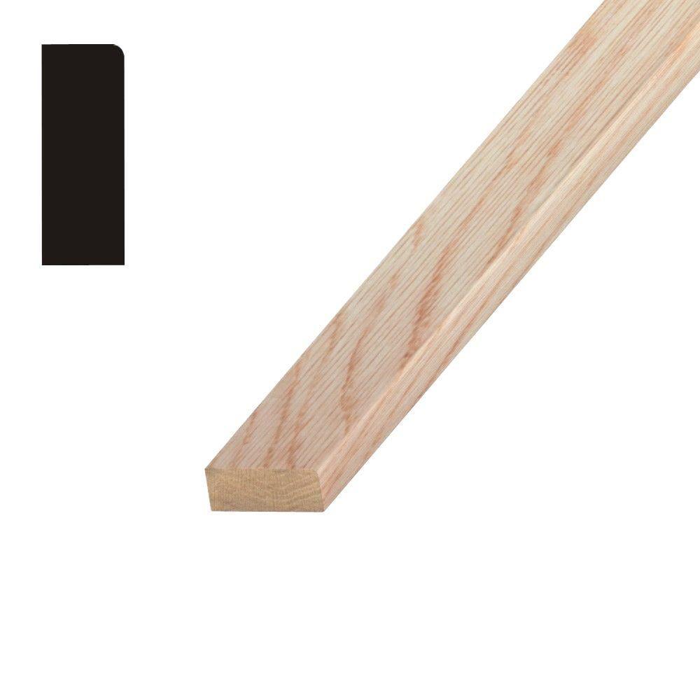 American Wood Moulding LWM877 5/16 In. X 7/16 In. Oak Round Edge Stop ...