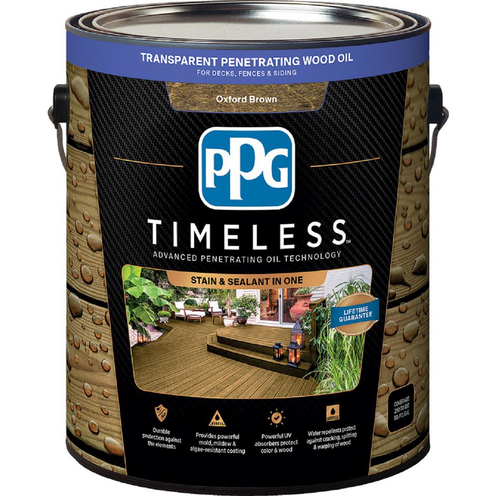 Oxford Brown Paint The Home Depot Tpo 14 Oxford Brown Transpa Penetrating Wood Oil Exterior Stain Low Voc