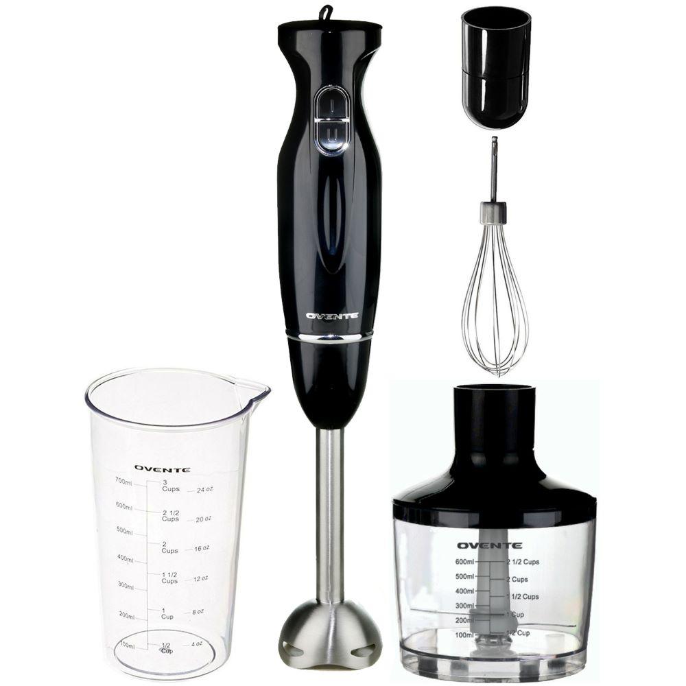 Electric 4-in-1 Hand Immersion Blender with 12-Speed Stick