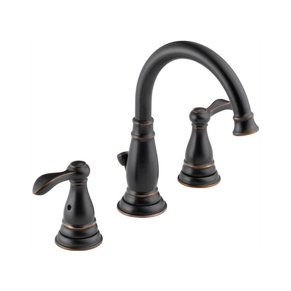 porter 8 in. widespread 2-handle bathroom faucet in oil rubbed bronze