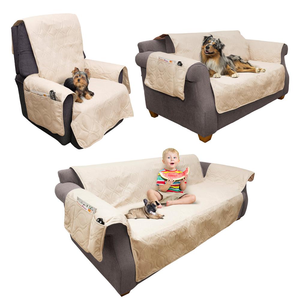 Petmaker Non Slip Tan Waterproof Sofa Slipcover M320124 The Home