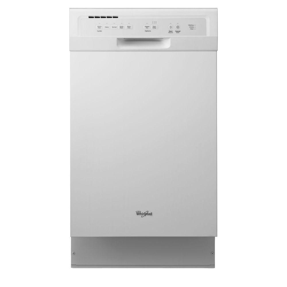 Whirlpool 18 in. Front Control Built-in Compact Tall Tub ...