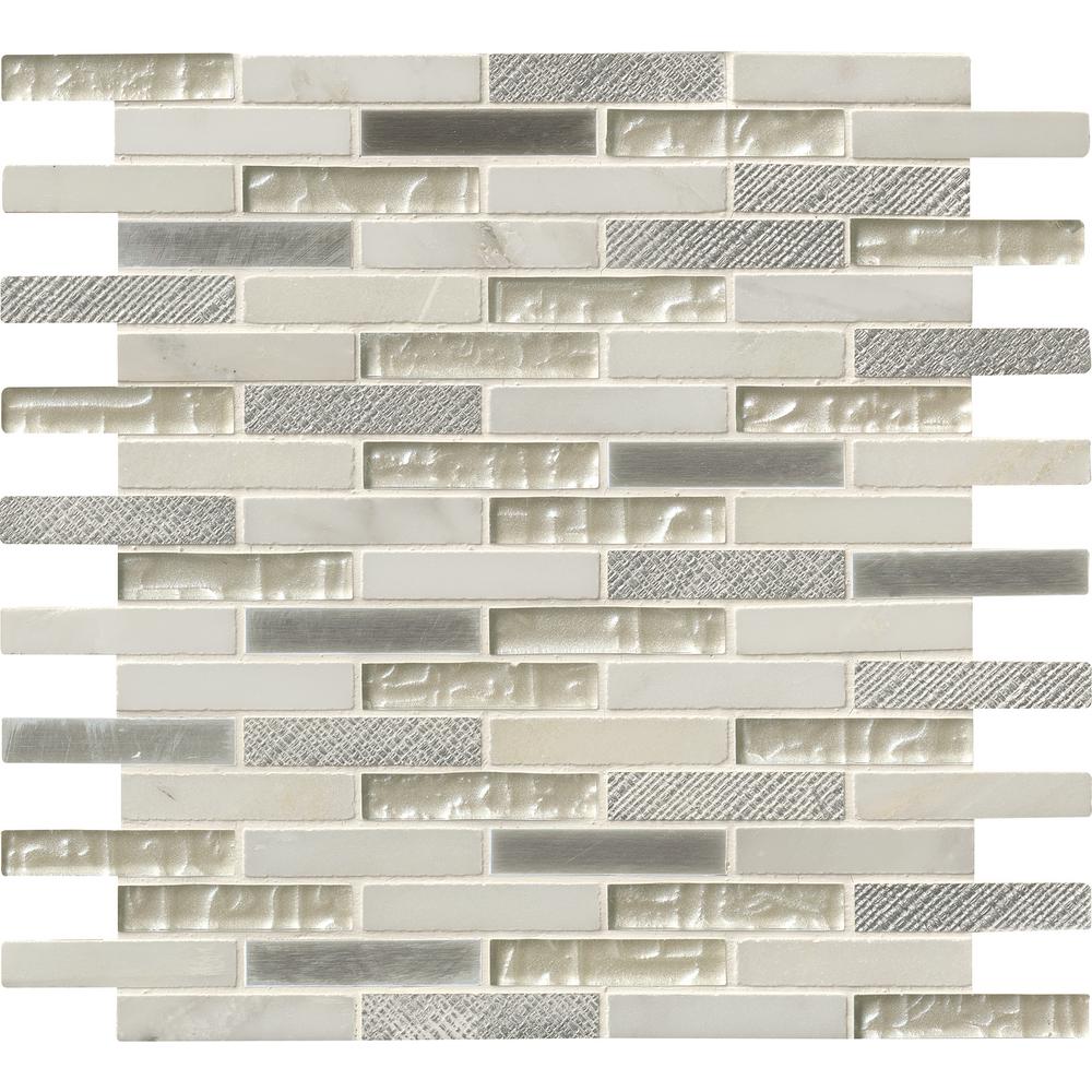 Chiaro Tumbled Travertine 1 SQFT White 6x6 TILE Ivory Light