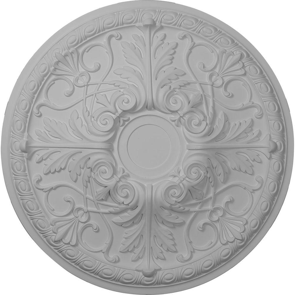 Ekena Millwork 233/4 in. Classic Square Ceiling MedallionCM24CL The