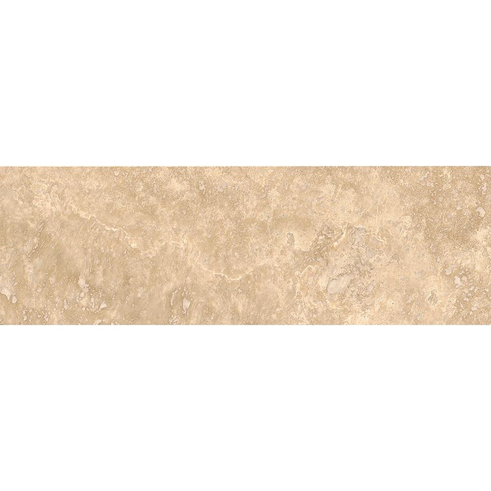 MSI Durango Cream 4 in x 12 in Honed Travertine Floor 