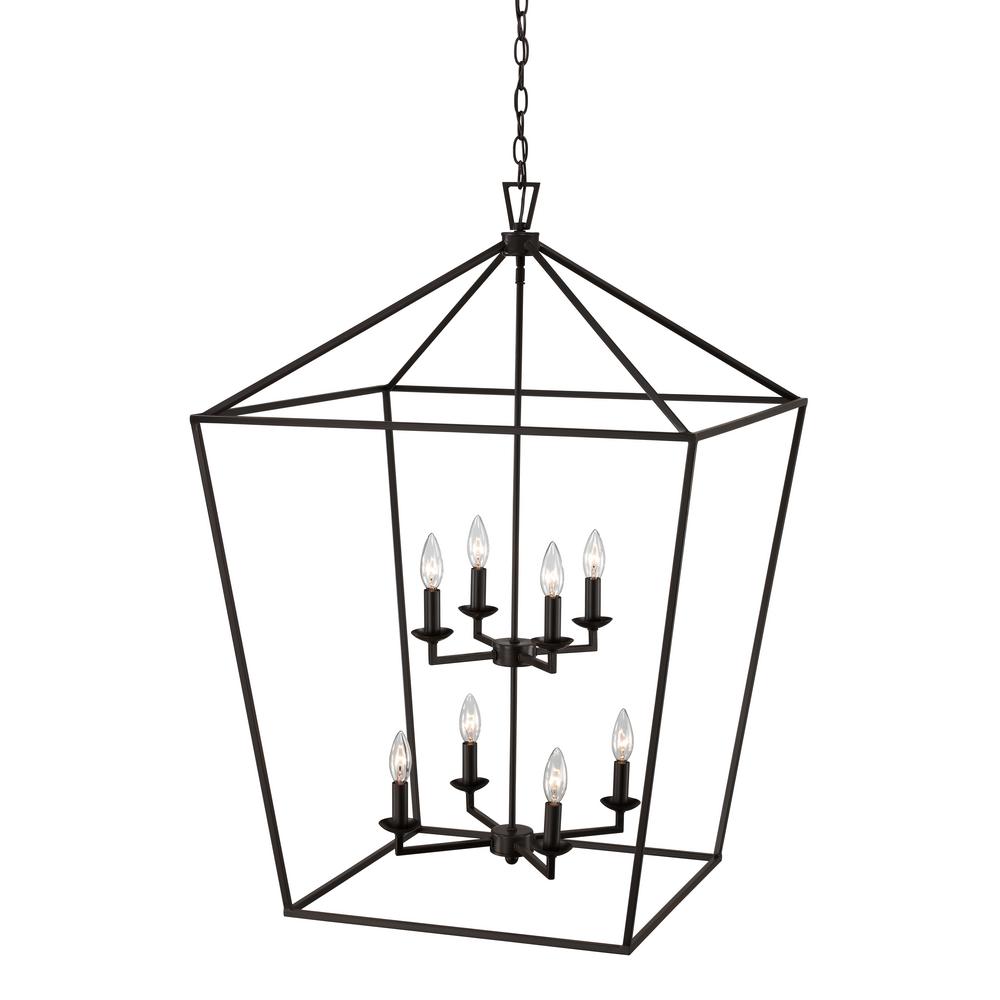 Bel Air Lighting Lacey 8 Light Rubbed Oil Bronze Pendant 10265 Rob Lacey 8 Light Rubbed Oil Bronze Pendant