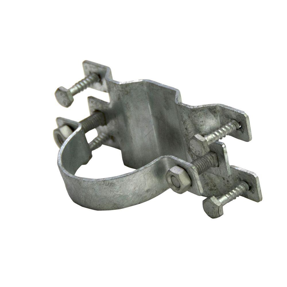 Oz-Post JAWS 2-3/8 inch Galvanized Steel Fence Bracket (24 per Box) by Oz-Post