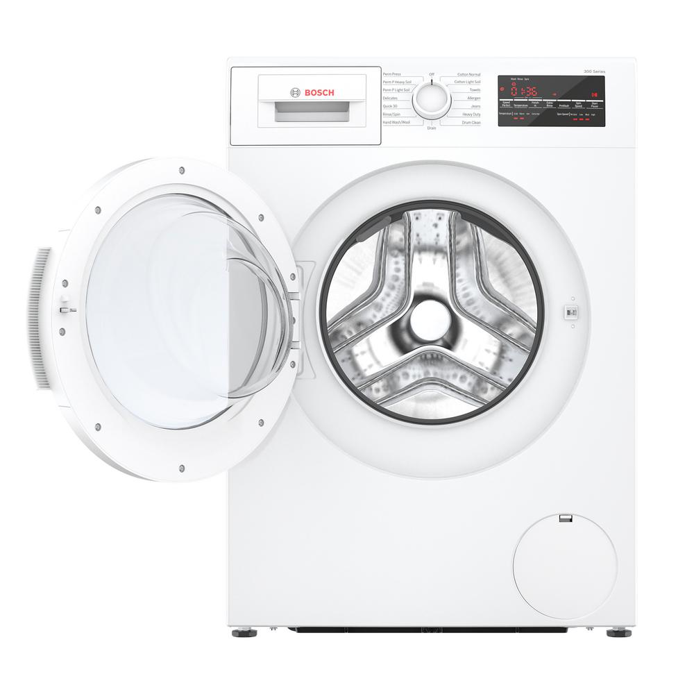 Bosch 300 Series 24 In 2 2 Cu Ft White High Efficiency Front