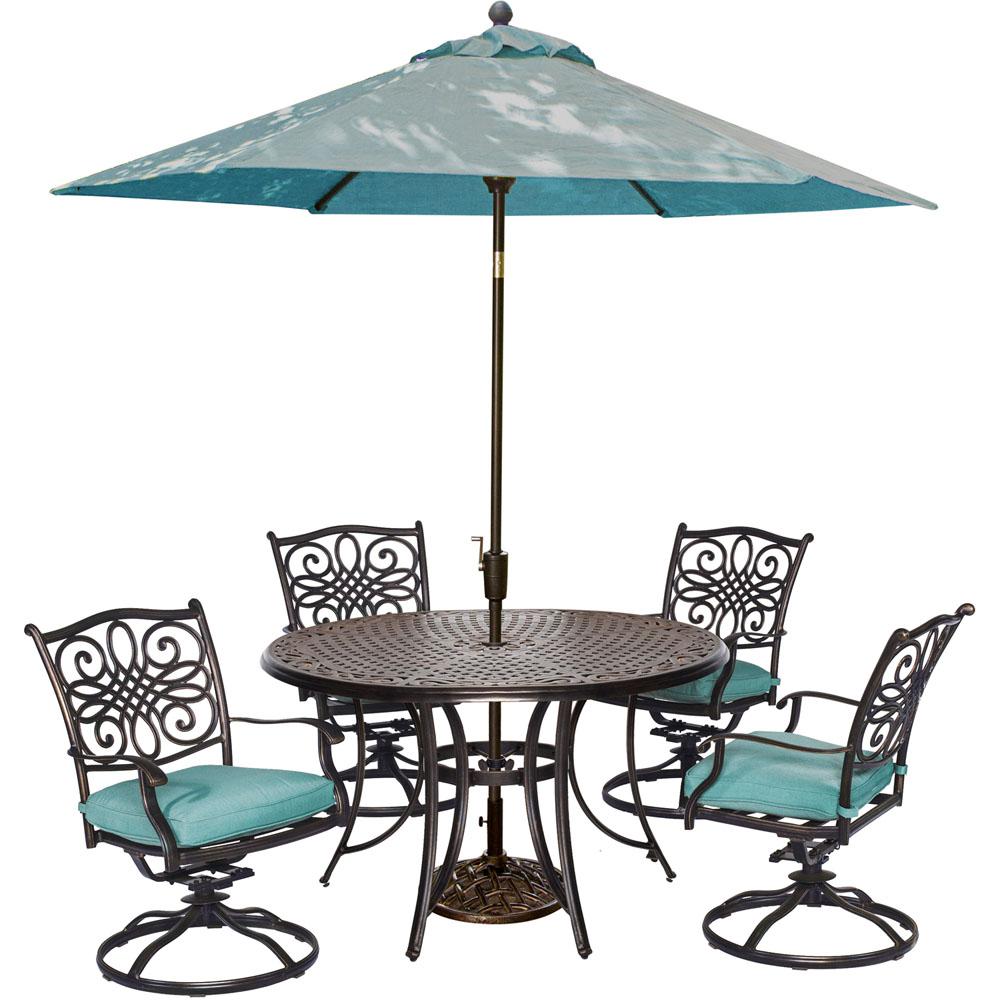 Cushions - Blue - Round - Patio Dining Sets - Patio Dining Furniture ... Cushions - Blue - Round - Patio Dining Sets - Patio Dining Furniture ...