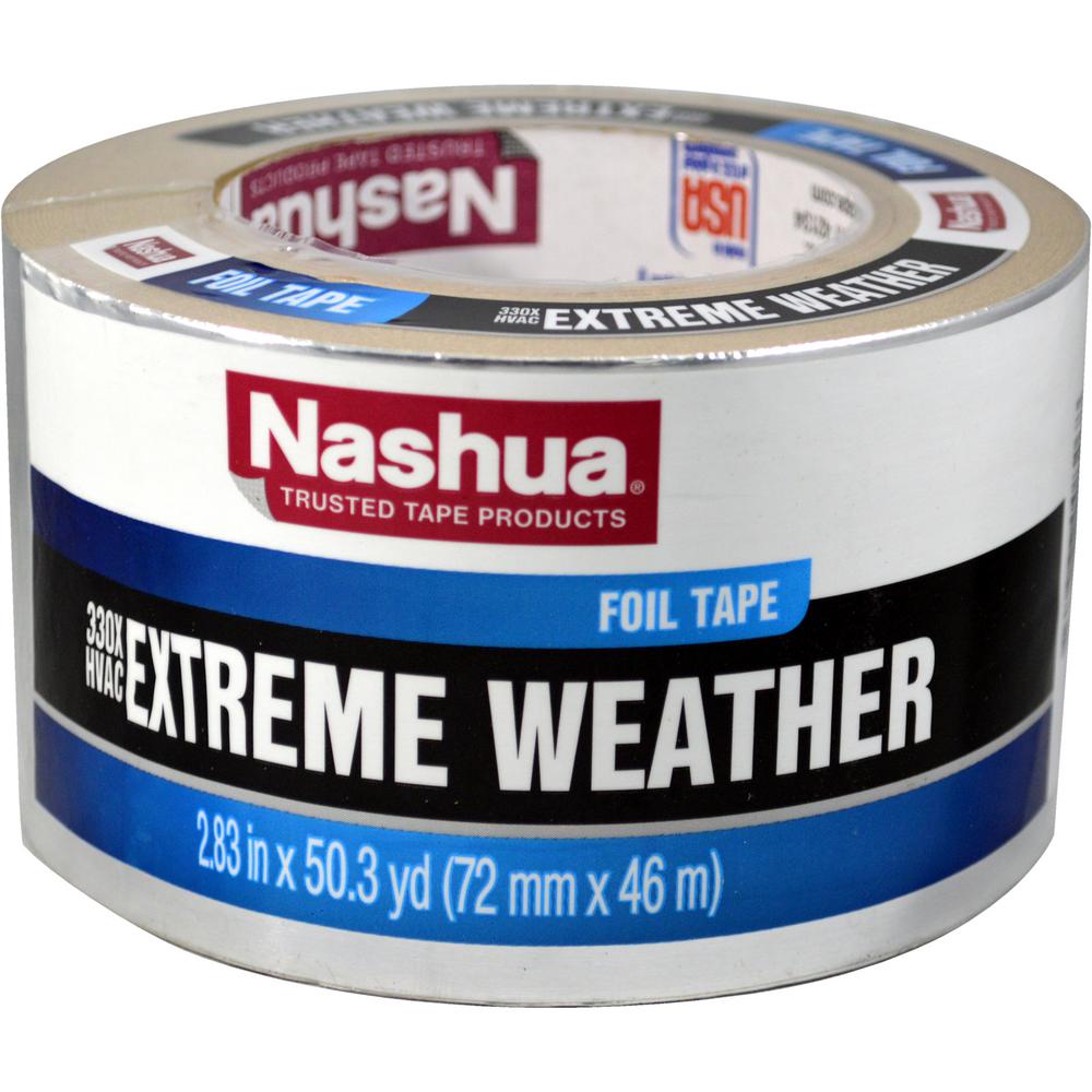 Nashua Tape 2.83 in. x 50.3 yd. 322 Extra Wide MultiPurpose HVAC Foil