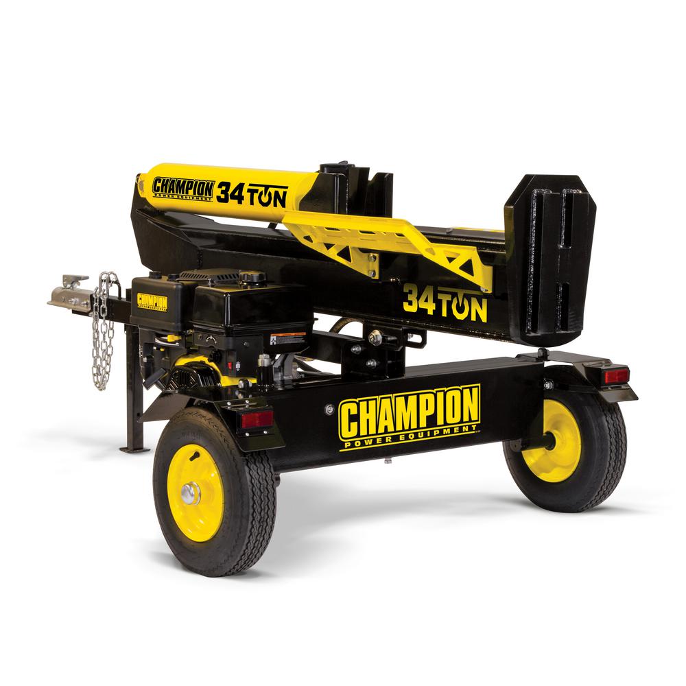 Champion Power Equipment 34 Ton 338cc Log Splitter100425 The Home Depot