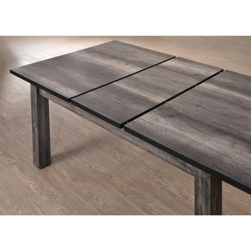 Picket House Furnishings Grayson Rustic Gray Oak Dining Table Dnh100dt The Home Depot