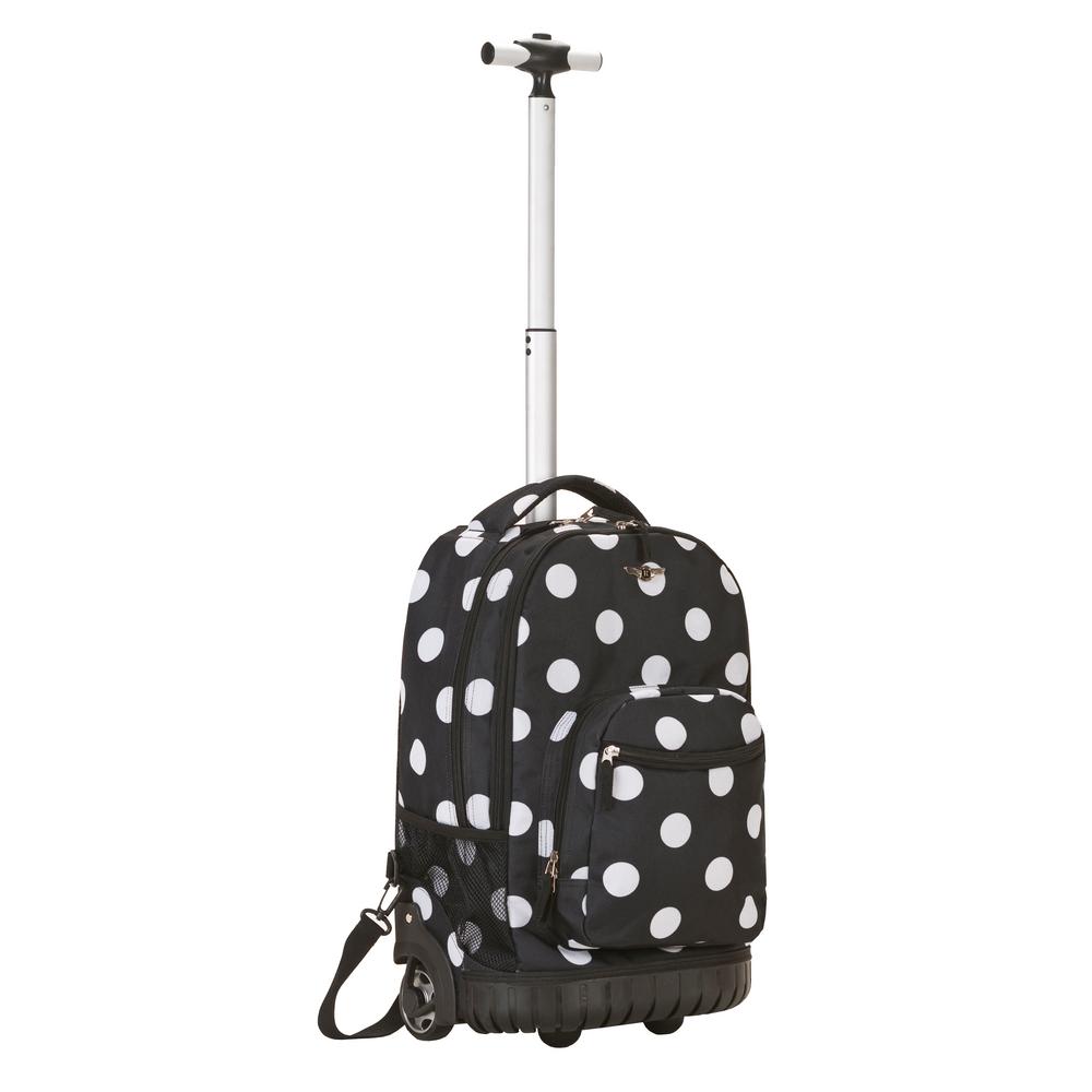 Rockland Sedan 19 in. Rolling Backpack, Blackdot was $120.0 now $42.0 (65.0% off)