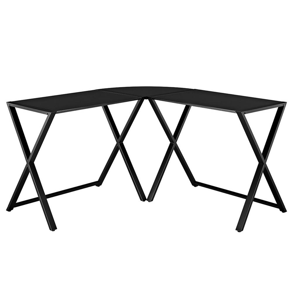 Walker Edison Furniture Company 51 Modern Corner Computer Desk 51 Modern Corner Computer Desk Black By Walker Edison Furniture Company