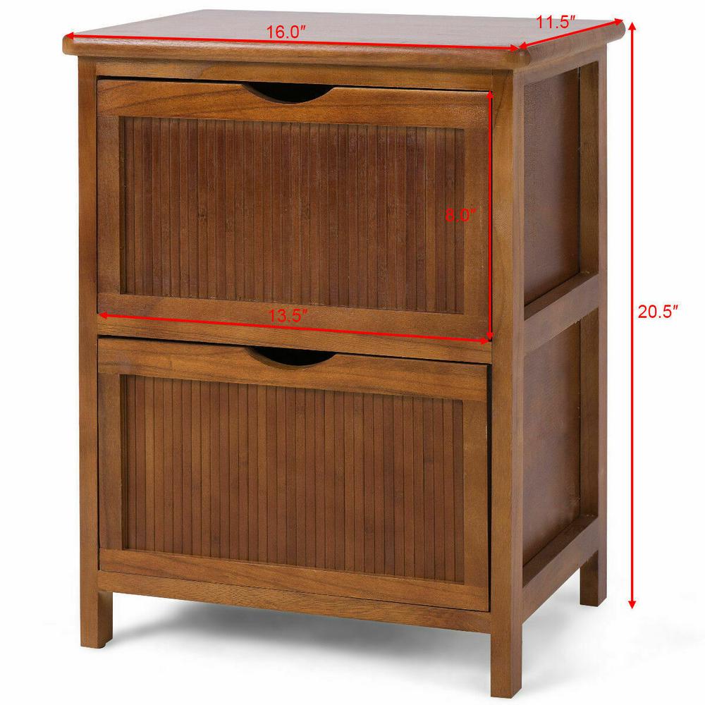Bedroom Bedside Furniture Nightstand Set of 2 End Table Shelf Drawer white