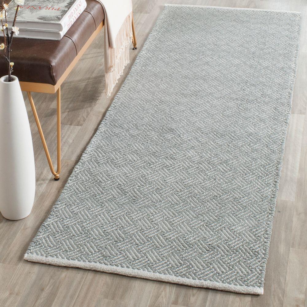 Safavieh Boston Grey 2 ft. 3 in. x 7 ft. RunnerBOS680E27 The Home Depot