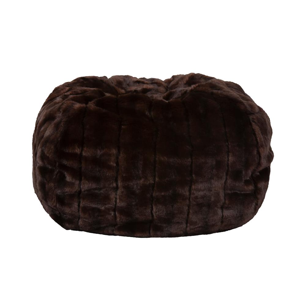 Carolina Pet Company Medium Brown Mink Faux Fur Puff Ball 013780