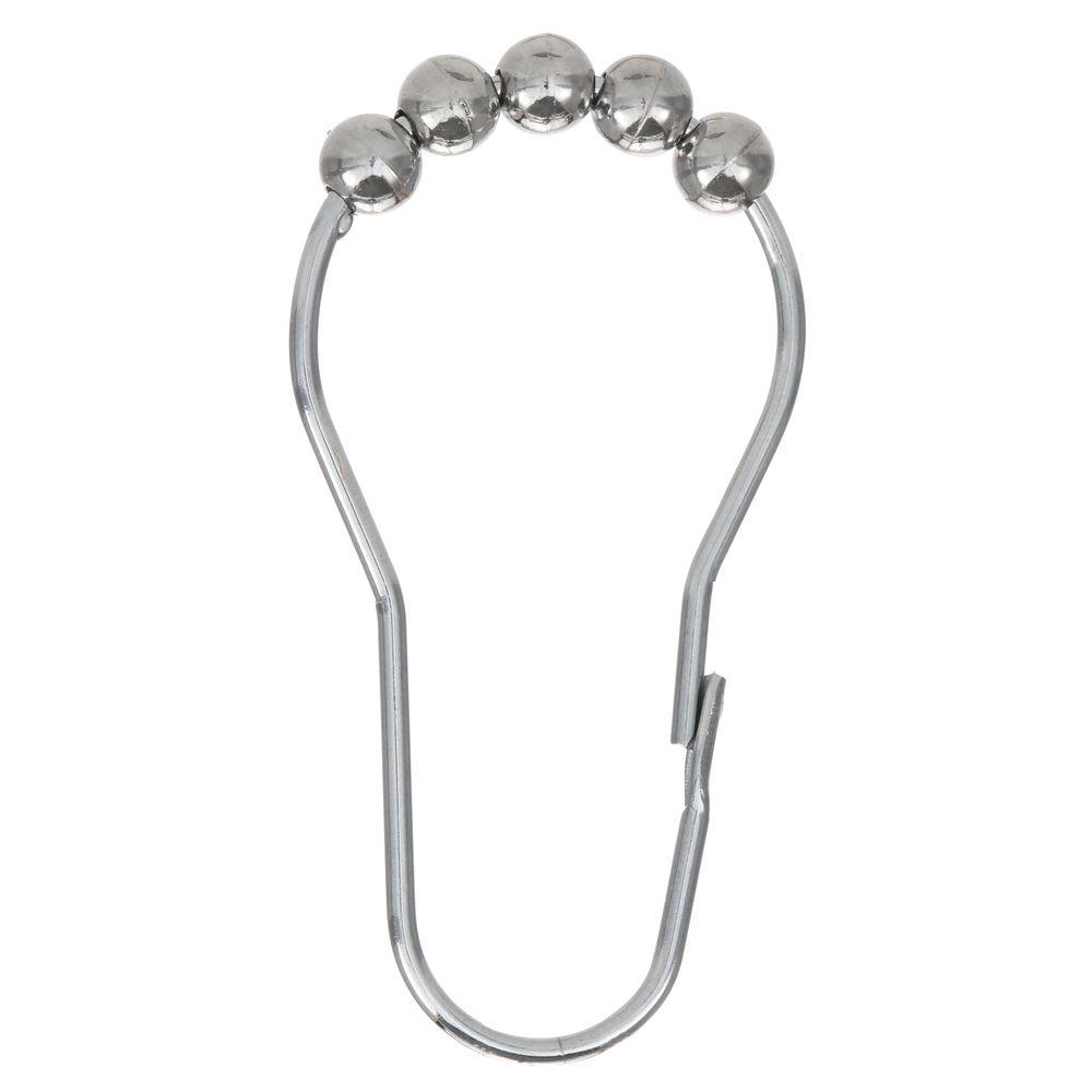 Moen Shower Curtain Rings In Brushed Nickel 12 Pack