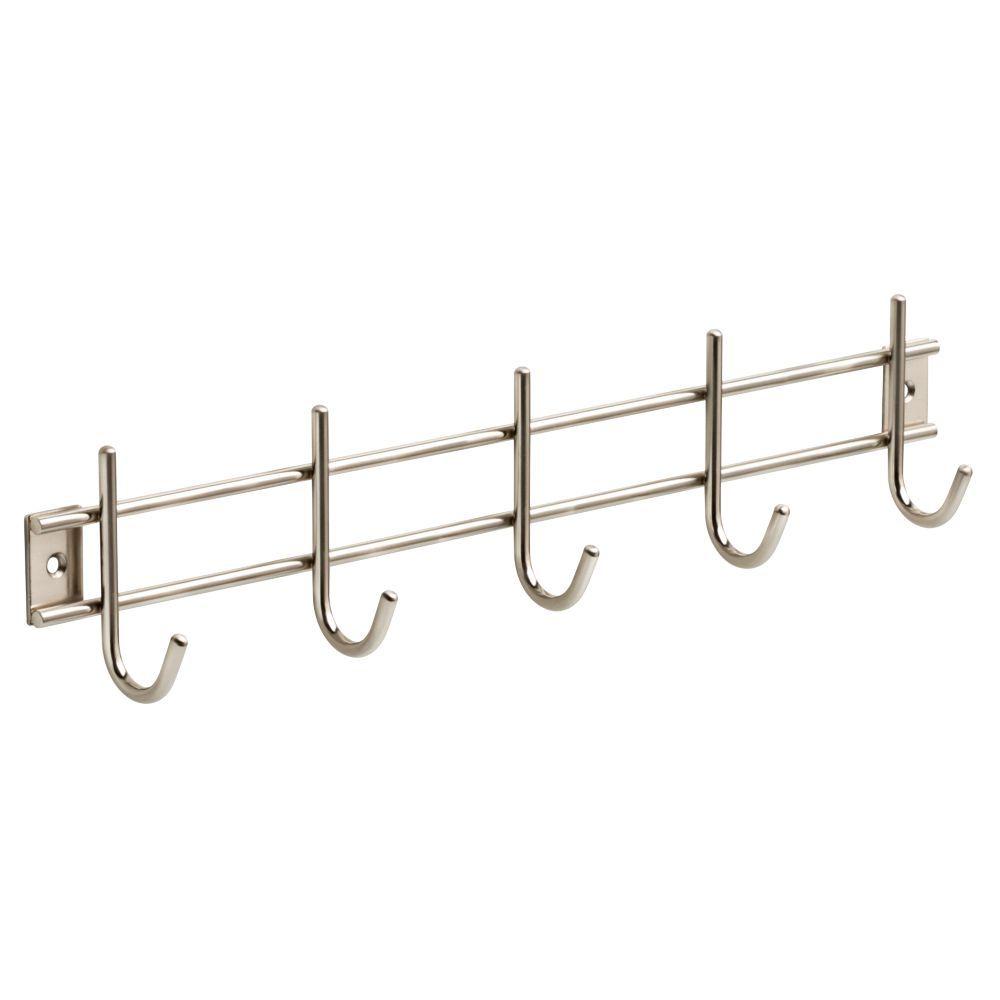 Liberty Lucerne 16 in. Satin Nickel Hook RackLUCERHRSNU The Home Depot