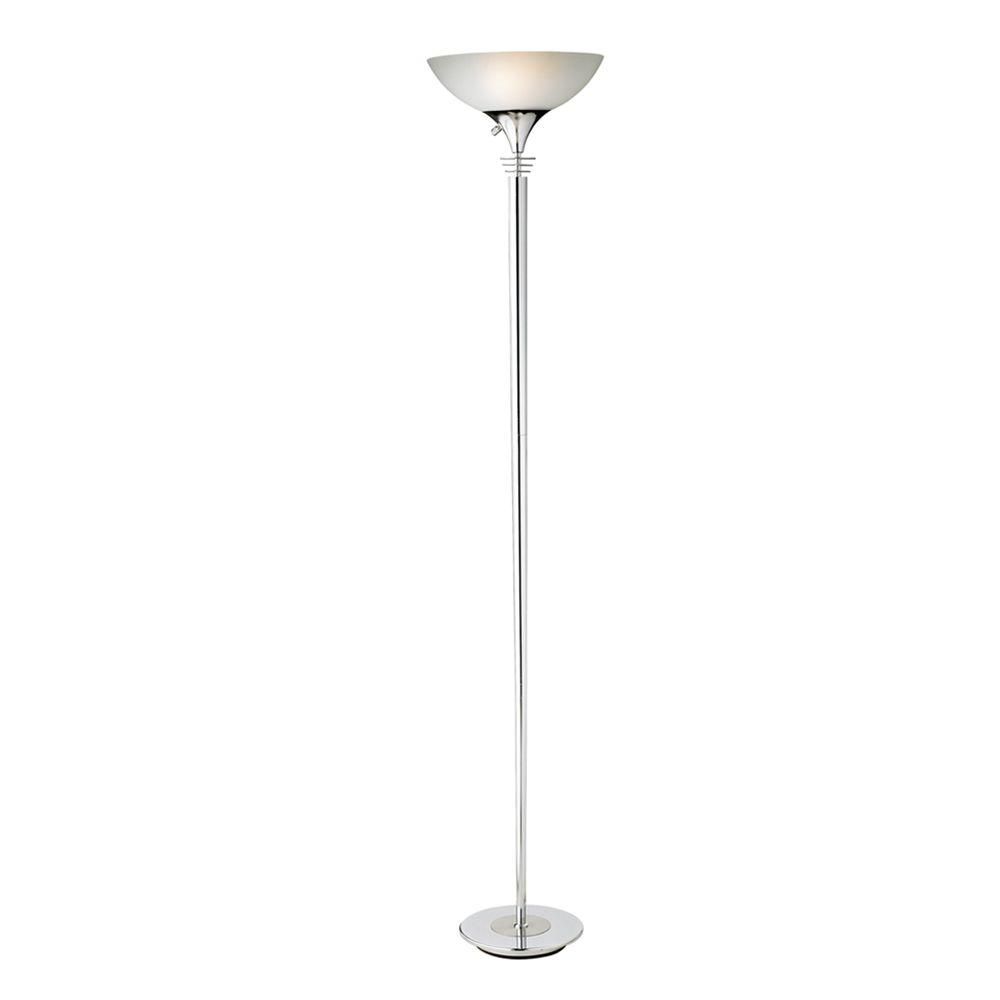 Adesso Metropolis 71 5 In Chrome Floor Lamp