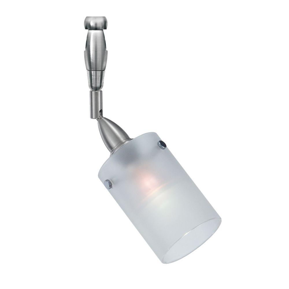Lbl Lighting Merlino Swivel Ii 1 Light Satin Nickel Frost Track Lamp Head Lbl Lighting Merlino Swivel Ii 1 Light Satin Nickel Frost Track Lamp Head
