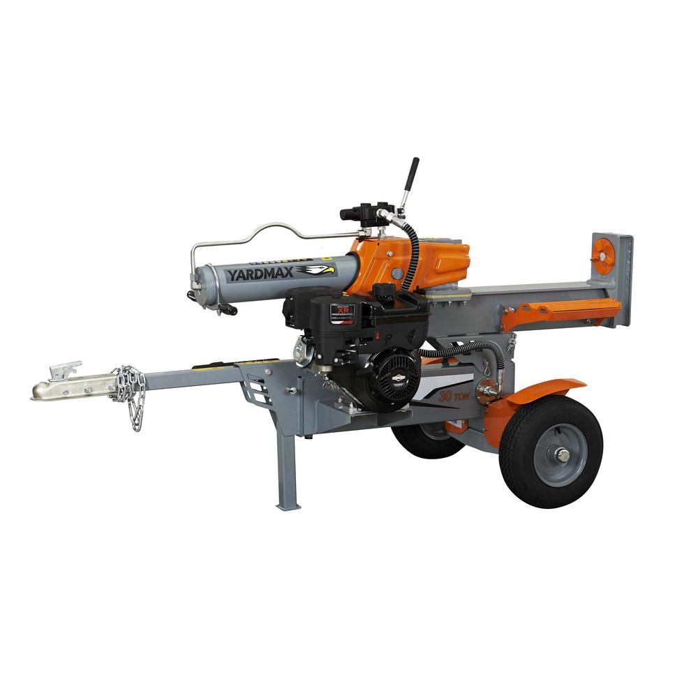 YARDMAX 30 Ton 306cc Half Beam Log Splitter-YS3065 - The Home Depot