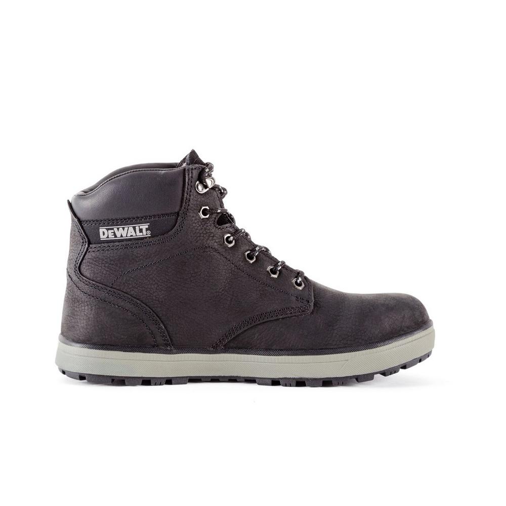 DEWALT Plasma Men's Black Leather Steel Toe 6 in. Work Boot-DXWP10007W ...