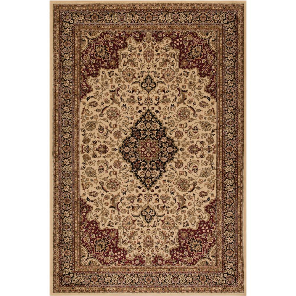 Concord Global Trading Persian Classics Medallion Kashan Ivory 7 Ft Concord Global Trading Persian Classics Medallion Kashan Ivory 7 Ft X 10 Area