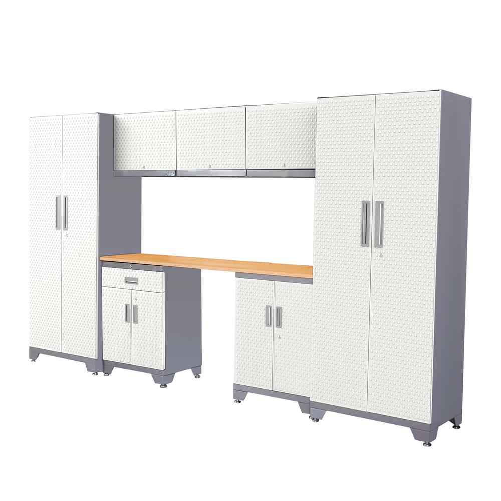 Lockable Garage Cabinets Storage Systems The 72 In H X 132 W 18 D 22