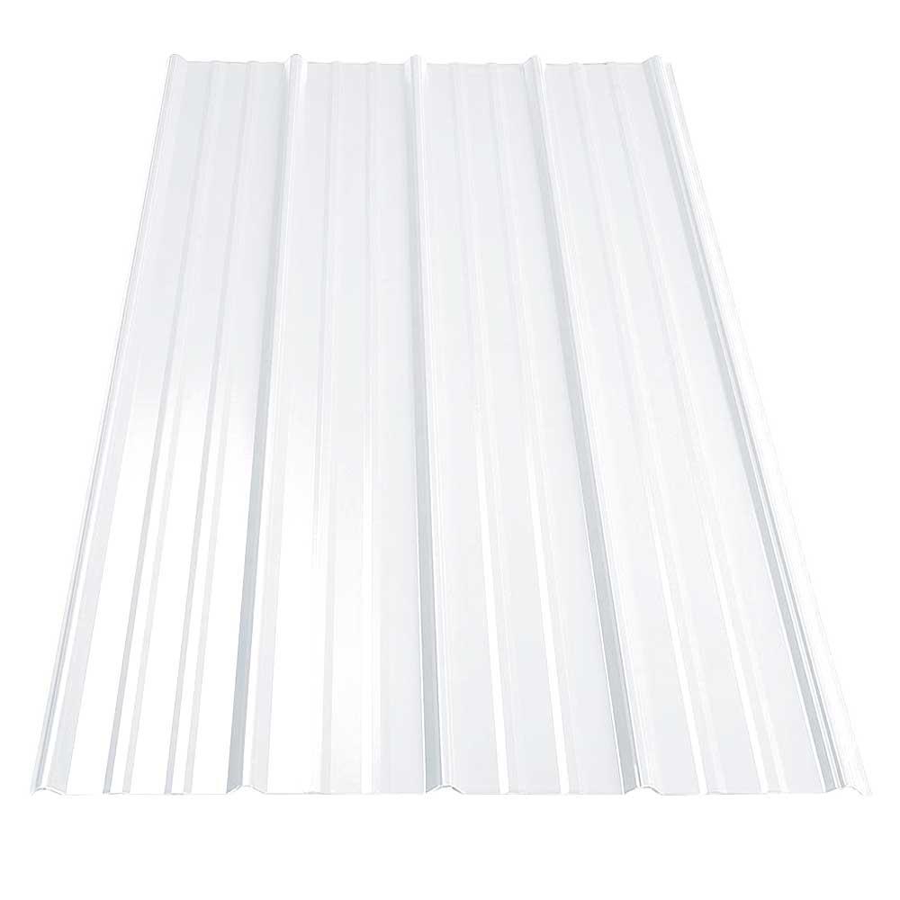 Gibraltar Building S 10 Ft Sm Rib Galvanized Steel 29 Gauge Roof Panel In Cotton White Sm10cw The Home Depot - Corrugated Metal Panel Home Depot Gibraltar Building S 10 Ft Sm Rib Galvanized Steel 29 Gauge Roof Panel In Cotton White Sm10cw The Home Depot - Corrugated Metal Panel Home Depot