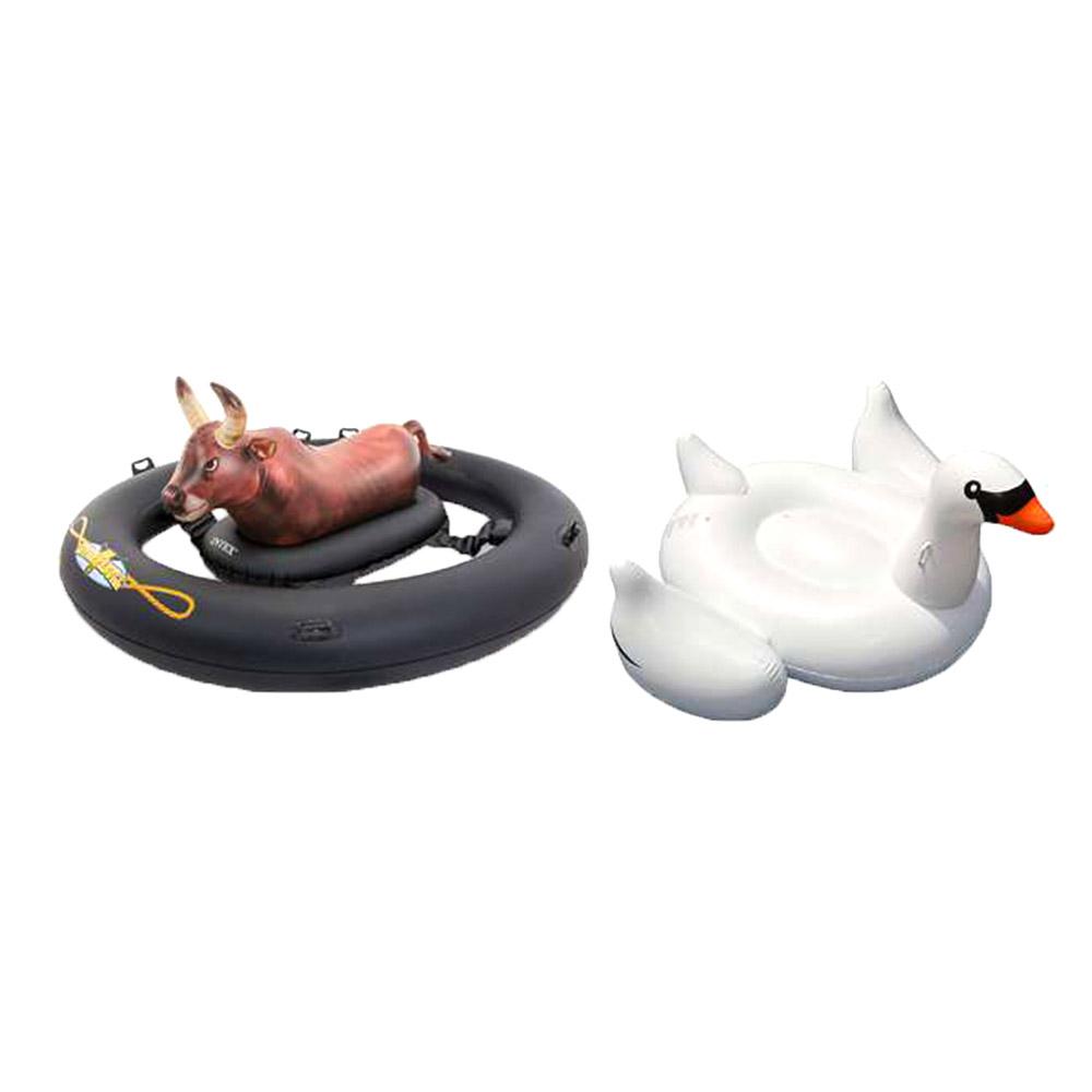 intex giant inflatabull bull riding inflatable pool float