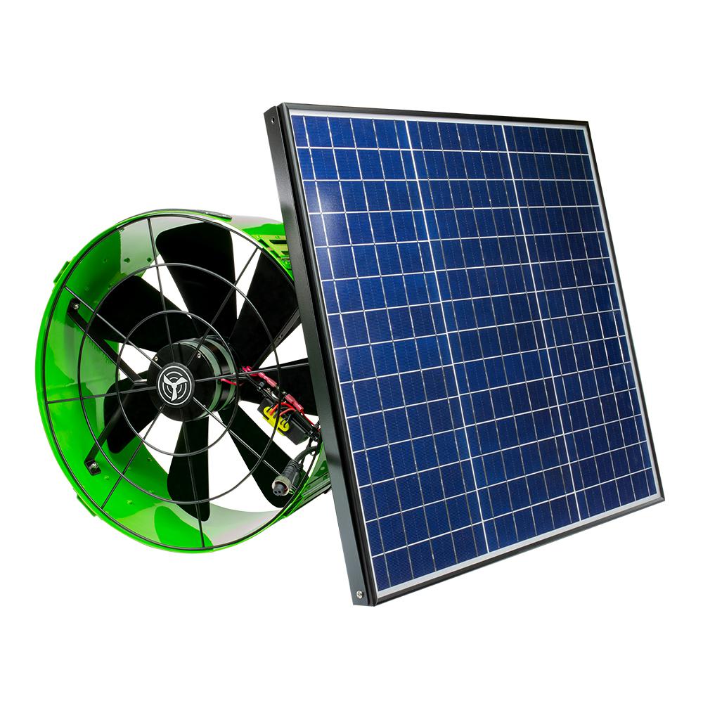 QuietCool 30 Watt Solar Powered Gable Mount Attic Fan-AFG SLR-30 - The What Can A 30 Watt Solar Panel Run
