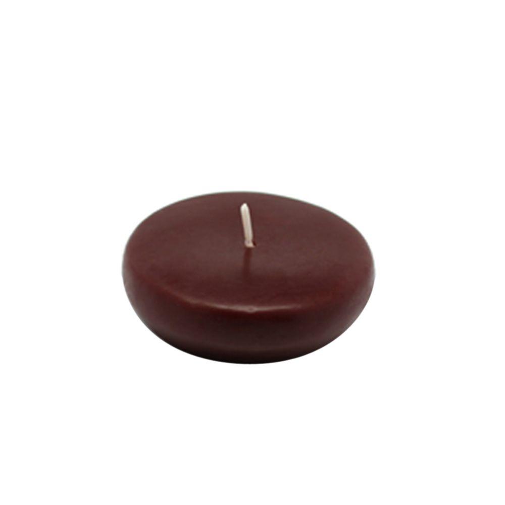 Zest Candle 2 25 In Brown Floating Candles Box Of 24 Cfz 041 Zest Candle 2 25 In Brown Floating Candles Box Of 24