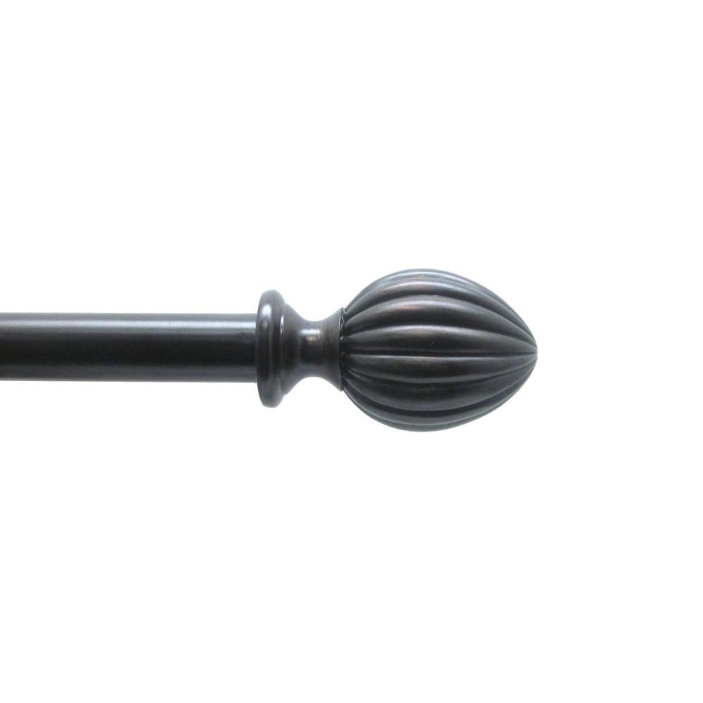 Home Decorators Collection 72 In 144 In 1 In Fluted Wood Tone